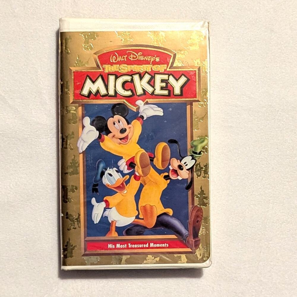 Disney's The Spirit of Mickey VHS Movie Clamshell Vintage Excellent